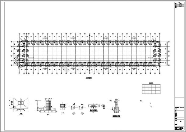 30米跨门式刚架结构科技创业孵化园厂房结构施工图（含建筑图）-图一