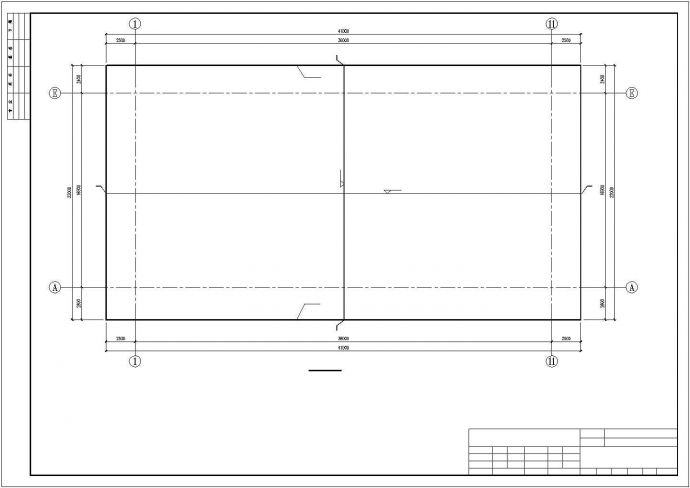 [陕西]三层钢框架结构办公楼结构施工图_图1
