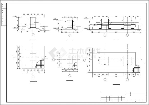 [陕西]三层钢框架结构办公楼结构施工图-图二