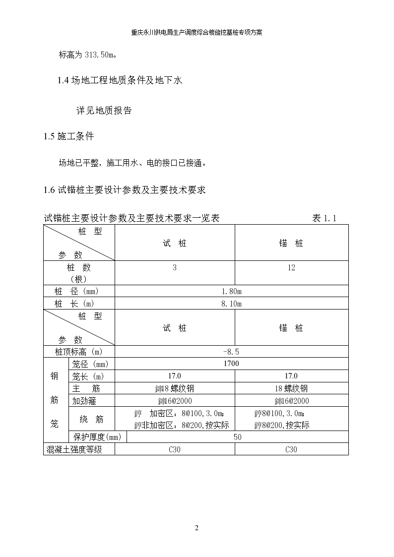 新旋挖成孔、混凝土灌注桩施工组织设计方案.(含施工进度计划图)doc-图二