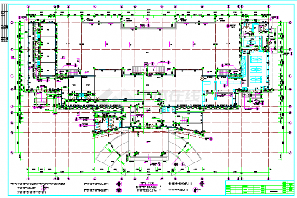 框架结构-餐厅CAD图纸（建筑图+结构图）-图一