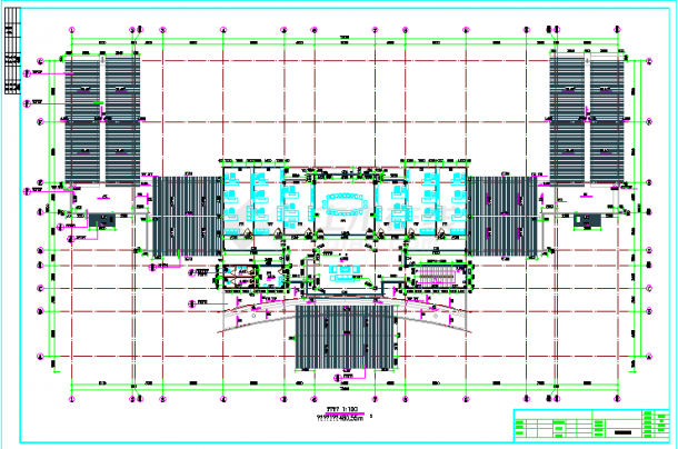 框架结构-餐厅CAD图纸（建筑图+结构图）-图二
