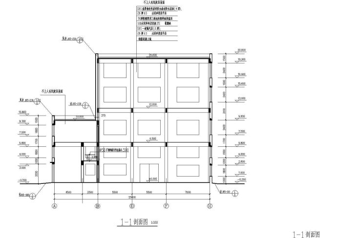 某地区一套厂房建筑施工图（共14张）_图1