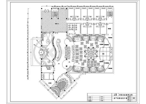 流行元素迪厅CAD规划图-图二