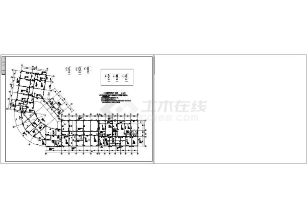 某五层综合楼结构施工图纸-图一