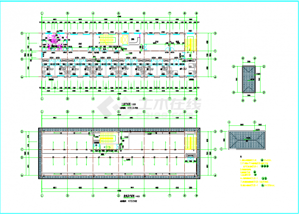 某地社区三层卫生院建筑设计施工图-图二
