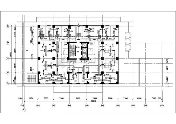广州某二十八层综合大楼空调设计图纸-图二