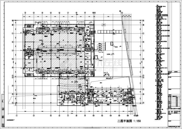 [上海]数据中心空调通风设计施工图(恒温恒湿系统)-图一