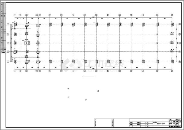 [江苏]地上单层钢筋混凝土排架结构厂房结构施工图（屋盖采用轻型钢屋面）-图二