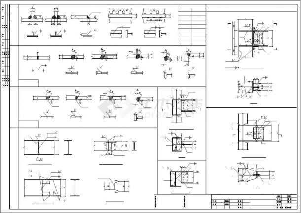 [江苏]单层钢筋混凝土排架结构辅助库房结构施工图（屋盖采用轻型钢屋面）-图一