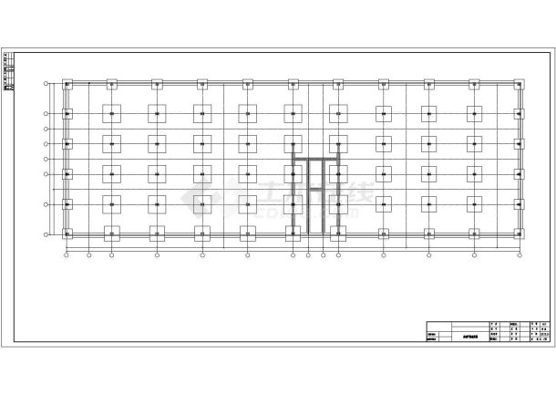 两层钢框架办公楼结构施工图(含建筑图）-图一