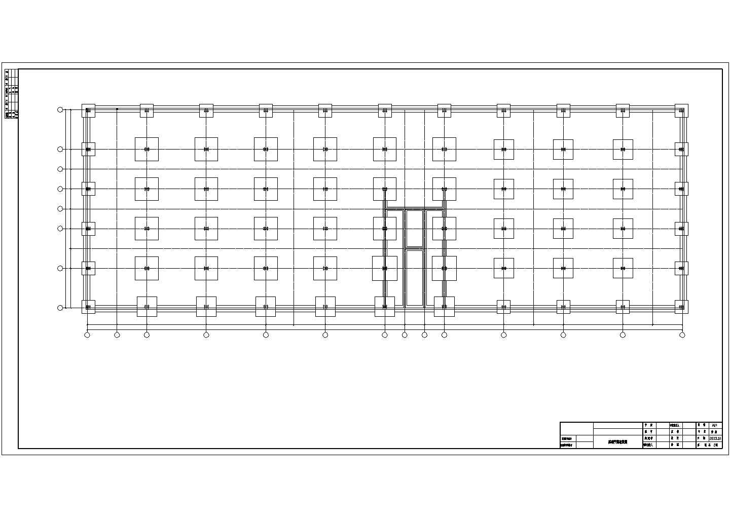 两层钢框架办公楼结构施工图(含建筑图）