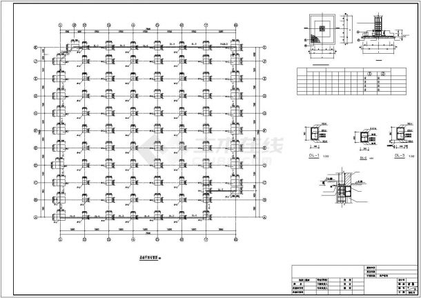 [四川]单层门式刚架结构车间厂房结构施工图-图一