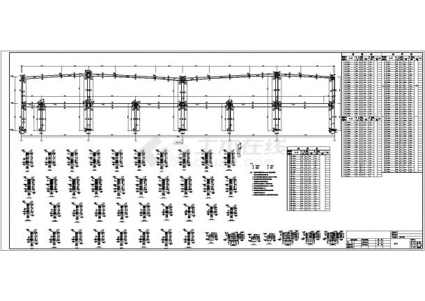 [四川]单层门式刚架结构车间厂房结构施工图-图二