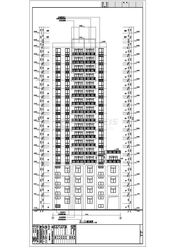 某生殖健康医院综合楼建筑设计施工图-图一