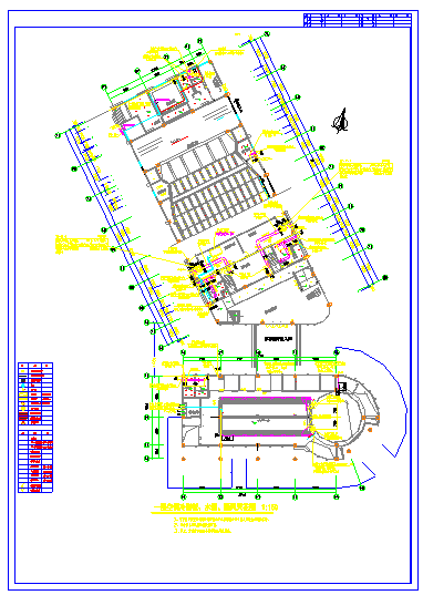 会展中心空调通风及防排烟系统设计施工图-图一