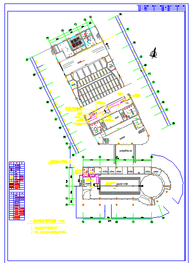 会展中心空调通风及防排烟系统设计施工图-图二