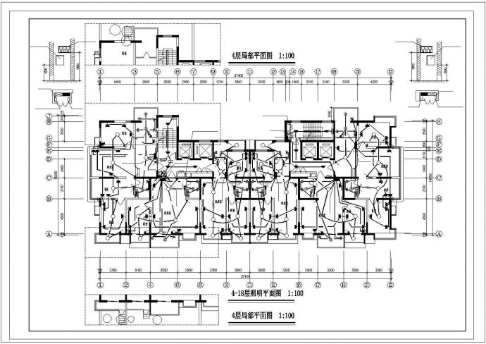 某高层住宅楼CAD电气施工图纸_图1