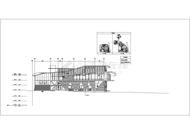 一款整套的国外知名别墅建筑CAD施工设计图纸-图一