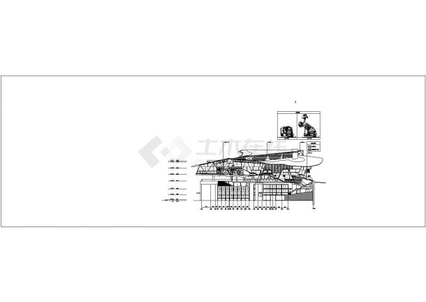 一款整套的国外知名别墅建筑CAD施工设计图纸-图二