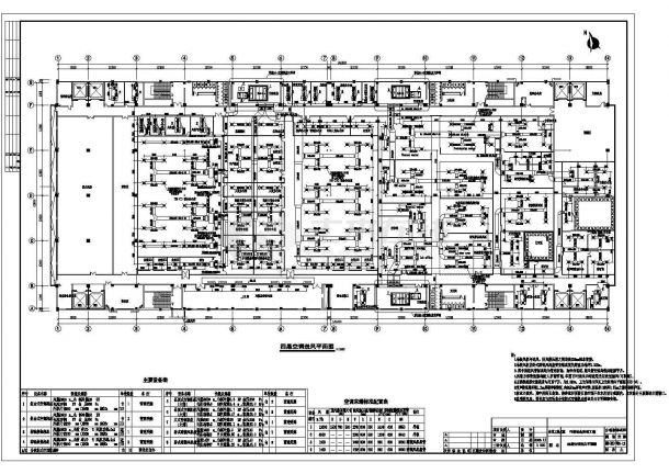 某四层大型工业电子厂房空调设计施工图-图二