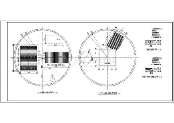 某地工业建筑料仓加固结构设计施工图-图二