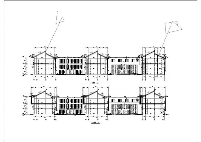 某市三层框架结构幼儿园建筑设计方案图_图1