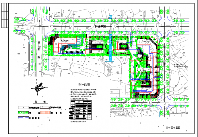电力局建筑设计施工CAD规划图_图1