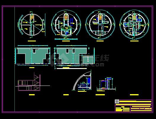 博塔建筑设计CAD图-图一