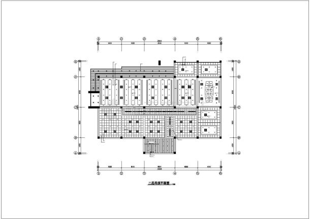 一套办公别墅建筑施工CAD图-图二