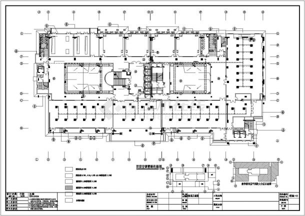 [辽宁]学校园区建筑空调通风防排烟系统设计施工图（风冷模块式涡旋压缩机机组）-图二