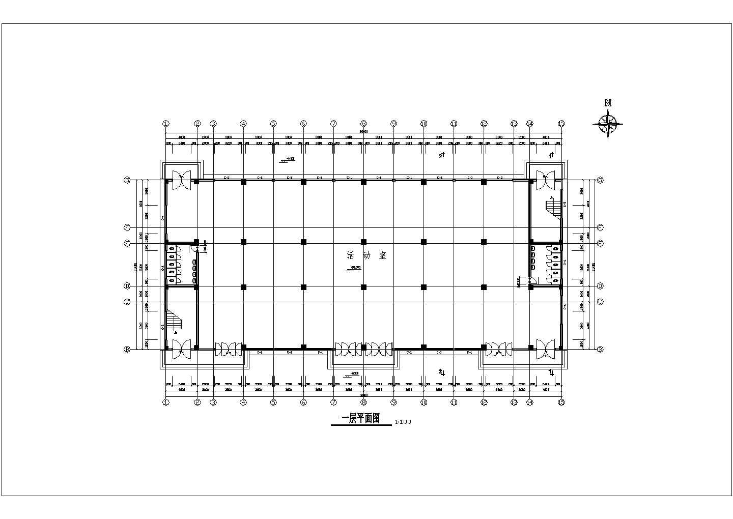综合楼设计建筑全套CAD施工图
