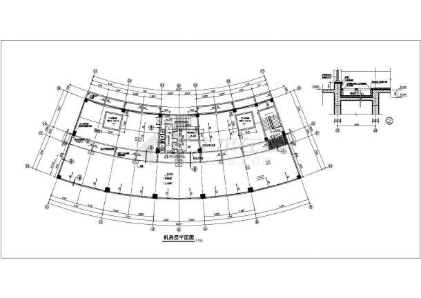 娱乐城大厦建筑全套施工设计CAD图-图一