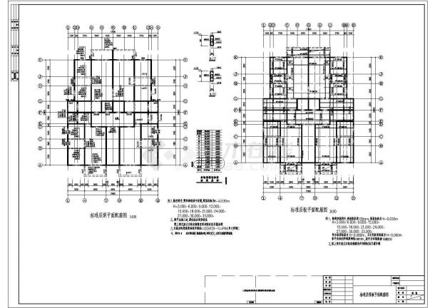 某地12层剪力墙结构住宅结构设计施工图-图一