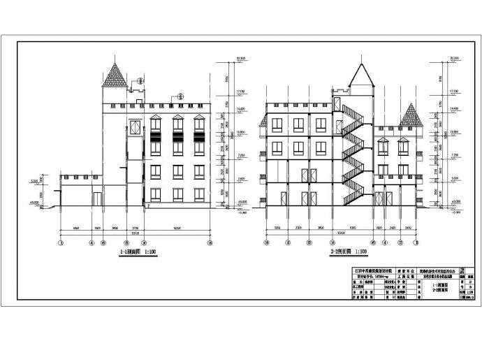某地四层框架结构幼儿园建筑全套施工图_图1