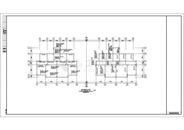 某地多层框架结构住宅楼结构设计施工图-图一