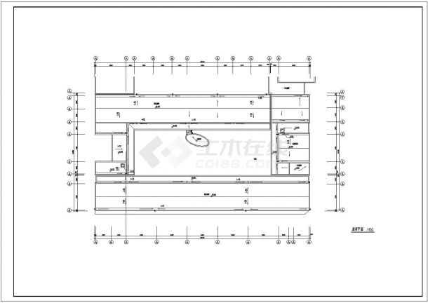 某小学校园建筑设计CAD图-图一