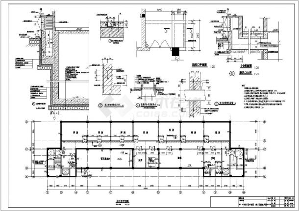 金州商贸城全套设计CAD建筑施工图-图二