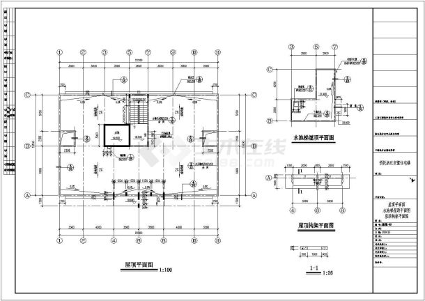 南方某市侨民安置住宅楼建筑图纸-图一