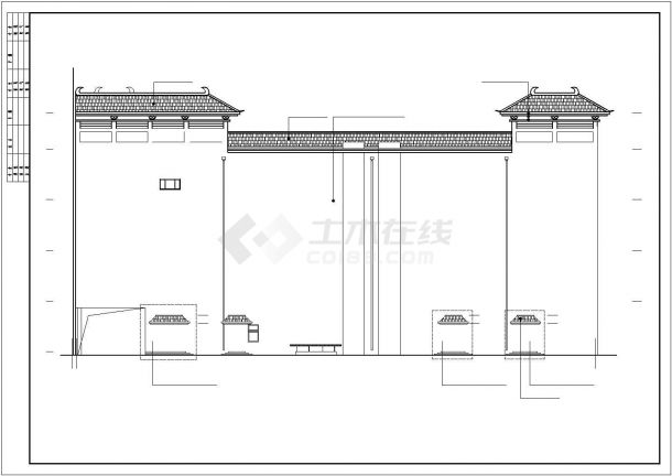 某地四层框架结构餐饮楼建筑设计施工图-图一