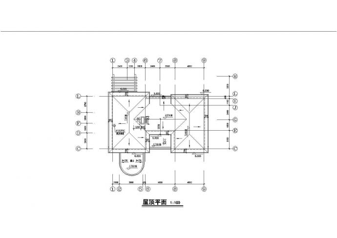 欧式别墅全套建筑设计CAD方案图_图1
