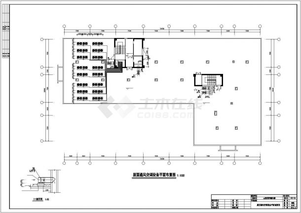 [西安]办公综合楼暖通空调设计施工图（换热站)-图一