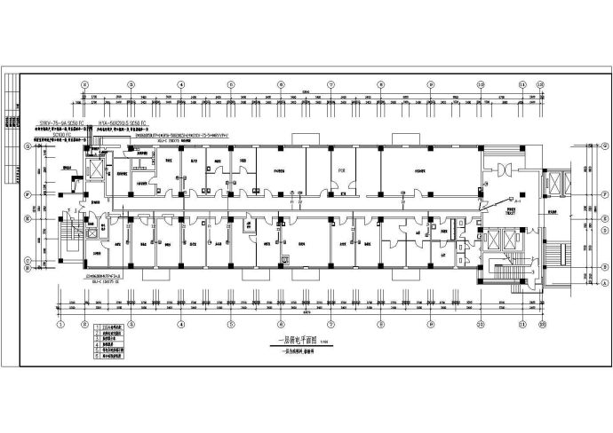 某医院住院部弱电电气设计CAD图_图1