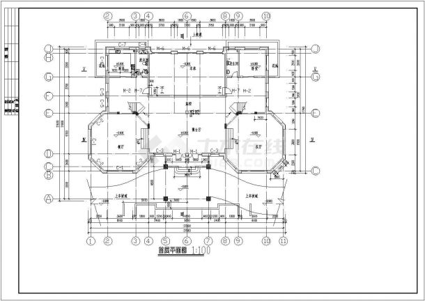 某地砖混小别墅建筑结构设计方案图-图二