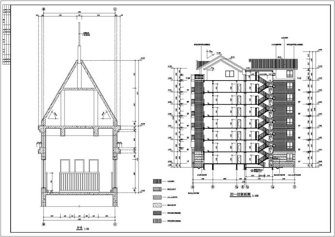 某地7层框架结构住宅楼建筑设计施工图_图1