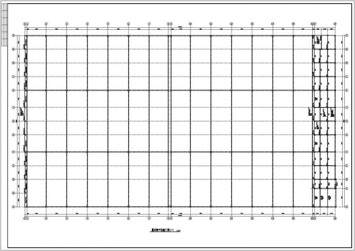 二层钢框架结构厂房结构施工图_图1