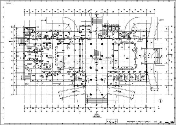 青岛医院综合楼全套建筑设计图-图二