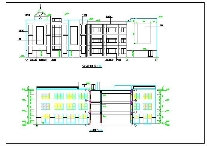 少儿图书馆建筑全套设计CAD施工图