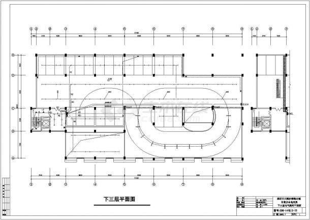 某海边车库水电房电气设计图-图二