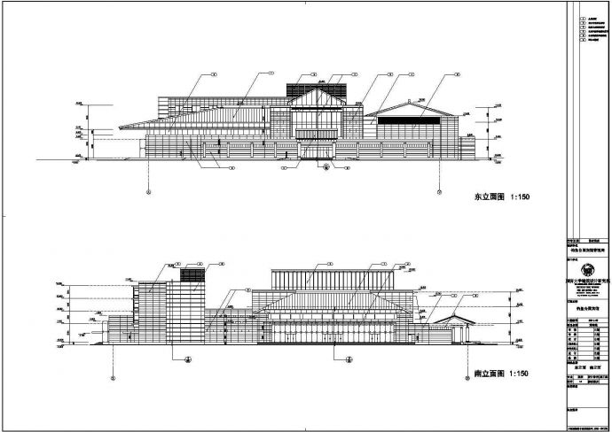 某地四层框剪结构宾馆建筑设计施工图_图1